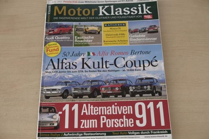 Deckblatt Motor Klassik (06/2013)